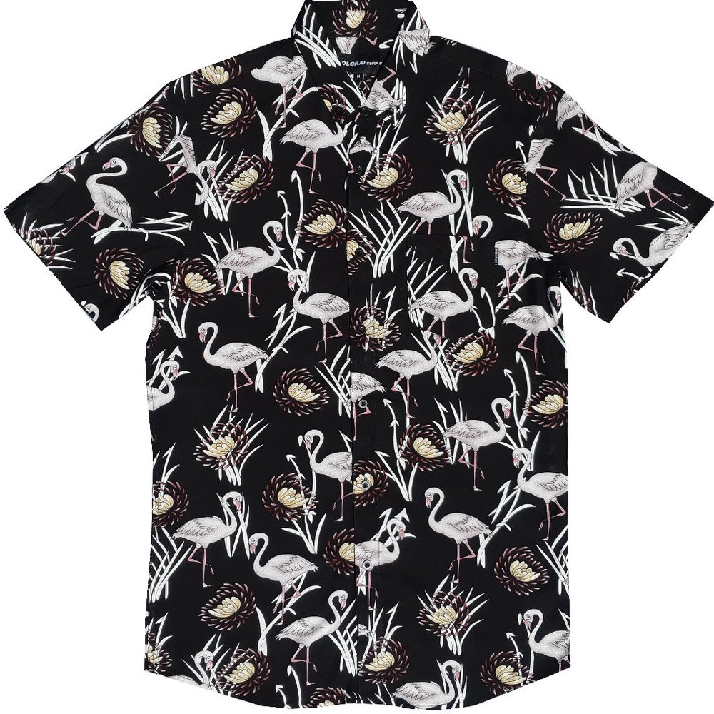 black flamingo